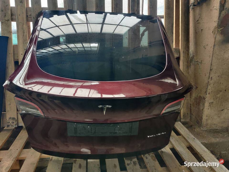 TESLA MODEL Y 2023 TYLNA KLAPA BAGAŻNIKA LAMPY osobowe Rudziniec sprzedam