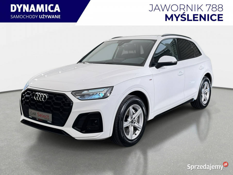 Audi Q5 VAT 23 Sline 35TDI mHEV 163 Stronic 2022 kurtyny powietrzne Myślenice