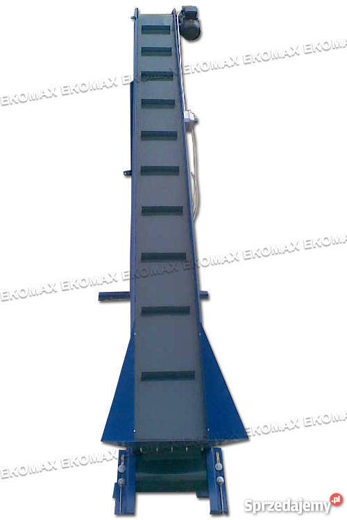 Taśmociąg przenośnik taśmowy 3m z zabierakami łódzkie Radomsko