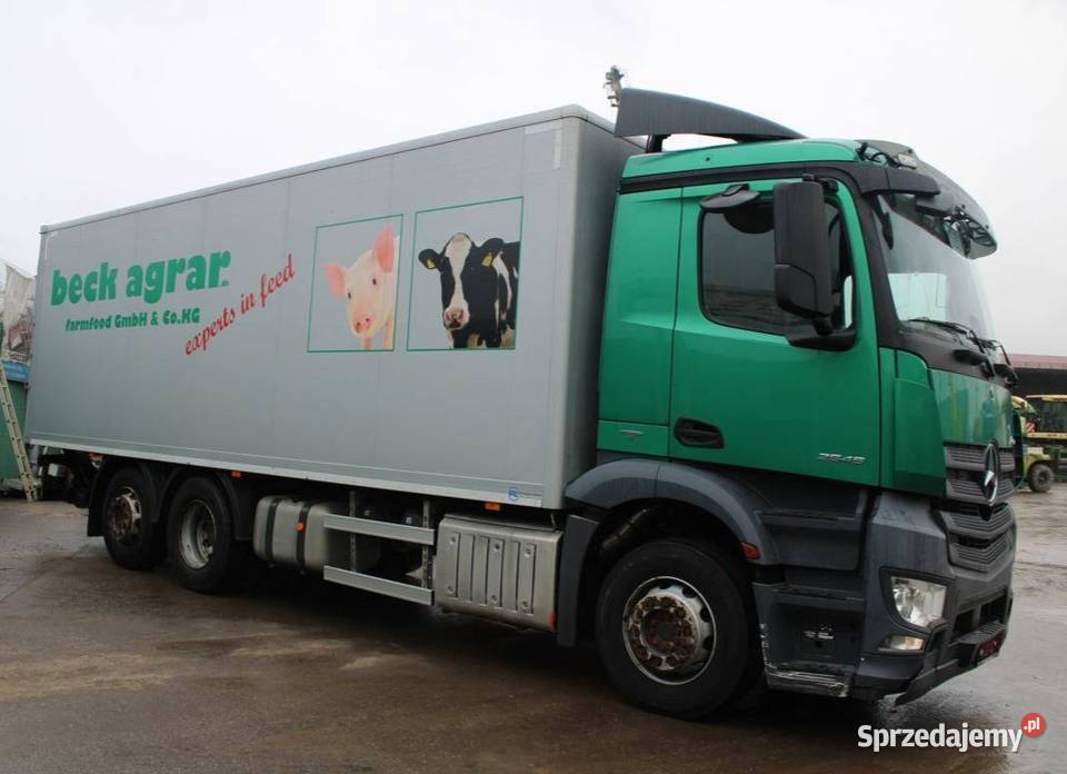 Mercedes 2545 kontener z winda do palet sprzedam