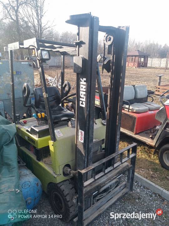 Wózek elektryczny Clark ctm12s Skopanie