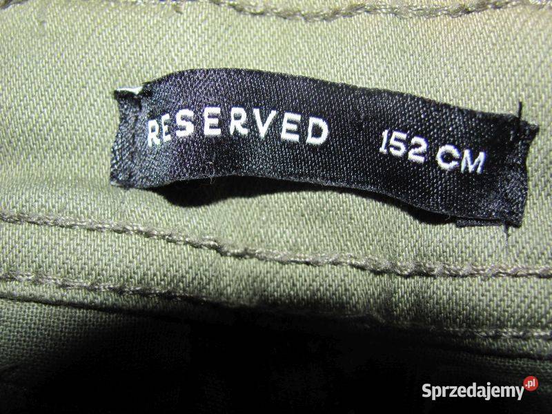 spodnie RESERVED 152 89 khaki Reserved Zamość