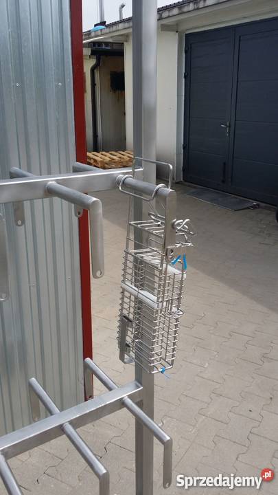 Stojak nierdzewny na kosze na noże małopolskie