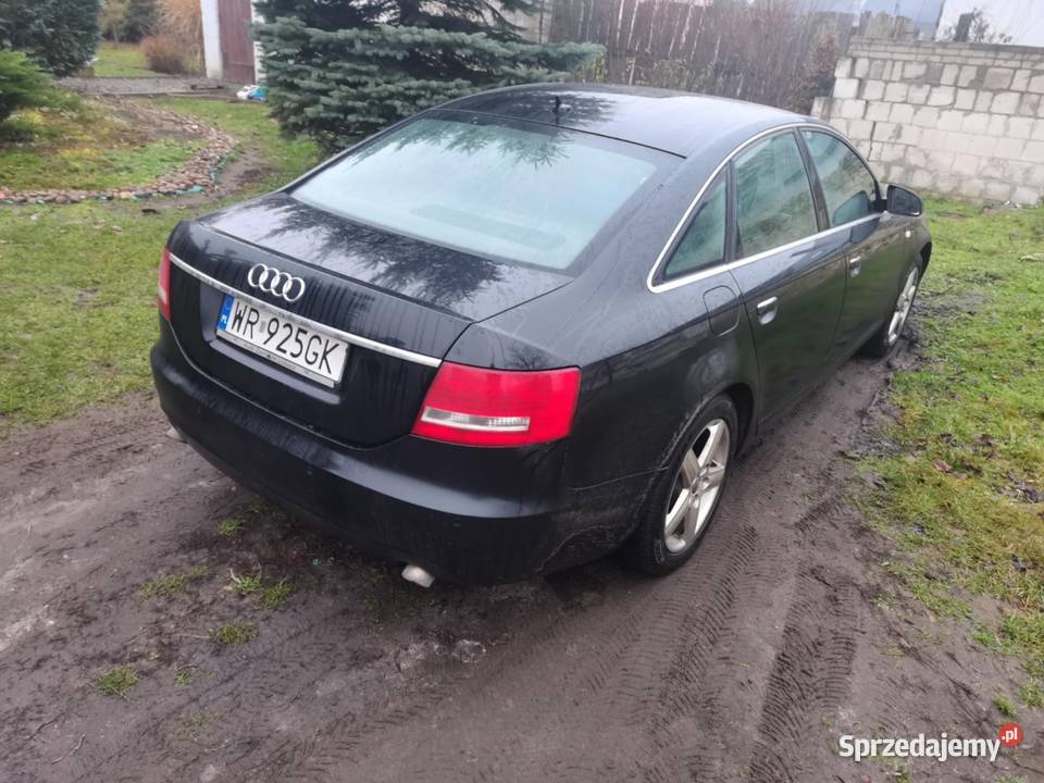 Audi a6 c6 2007r 30 tdi czarny Samochody osobowe