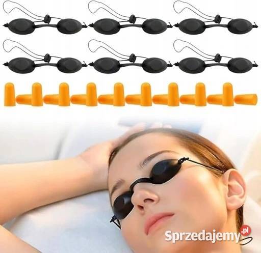 Zestaw 6 Okularów Ochronnych UV Solarium Laser i Pozostałe Myszyniec