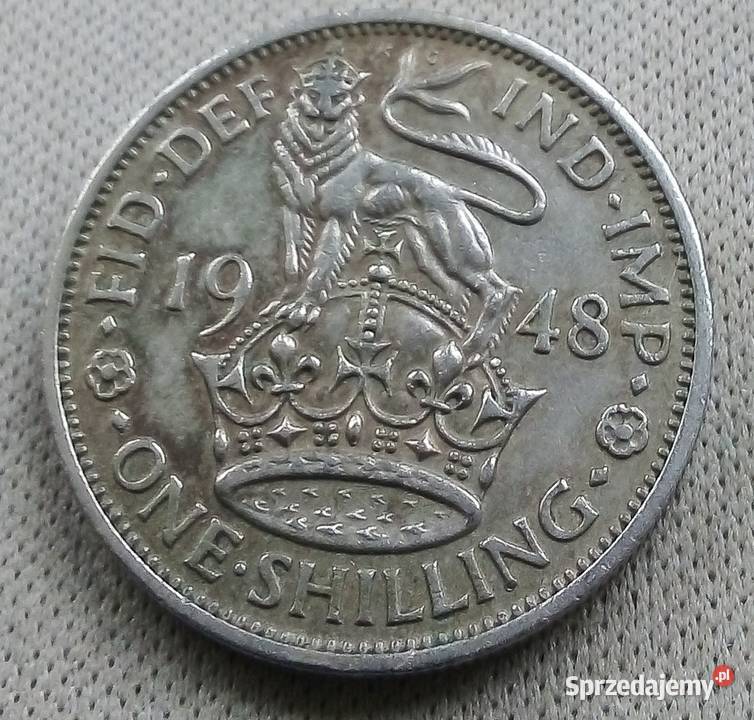 WIELKA BRYTANIAONE SHILLING1948 r mazowieckie Legionowo