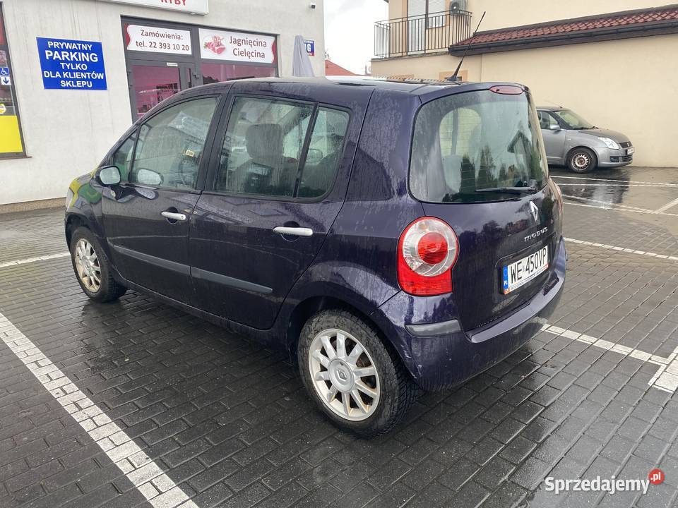 Renault Modus 16 benzyna 2007 153 nieuszkodzony Warszawa