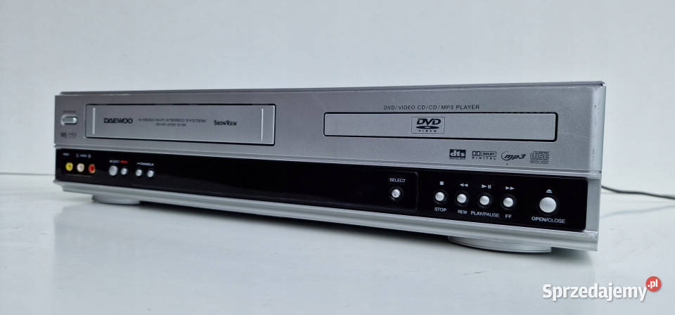 Video VHS DVD kombo Daewoo SD7500 6 head stereo Międzychód