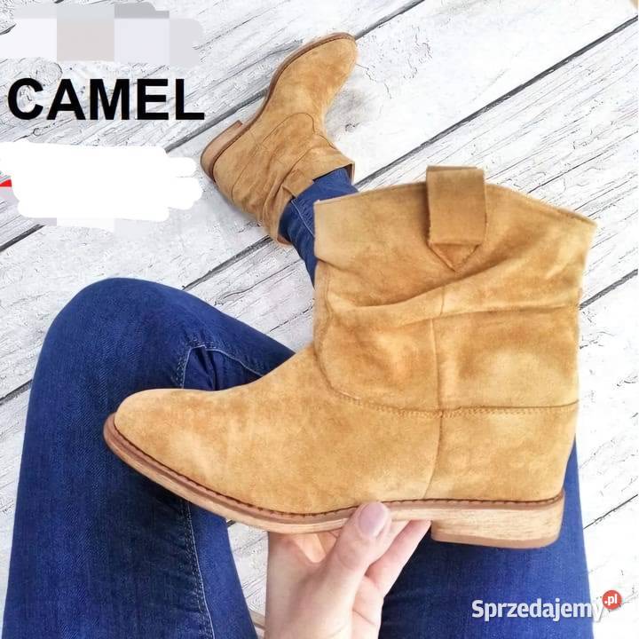Ocieplane botki brązowe Chrzanów