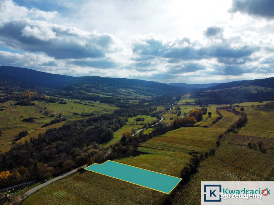 sprzedaży gruntu Jaśliska 3092m2