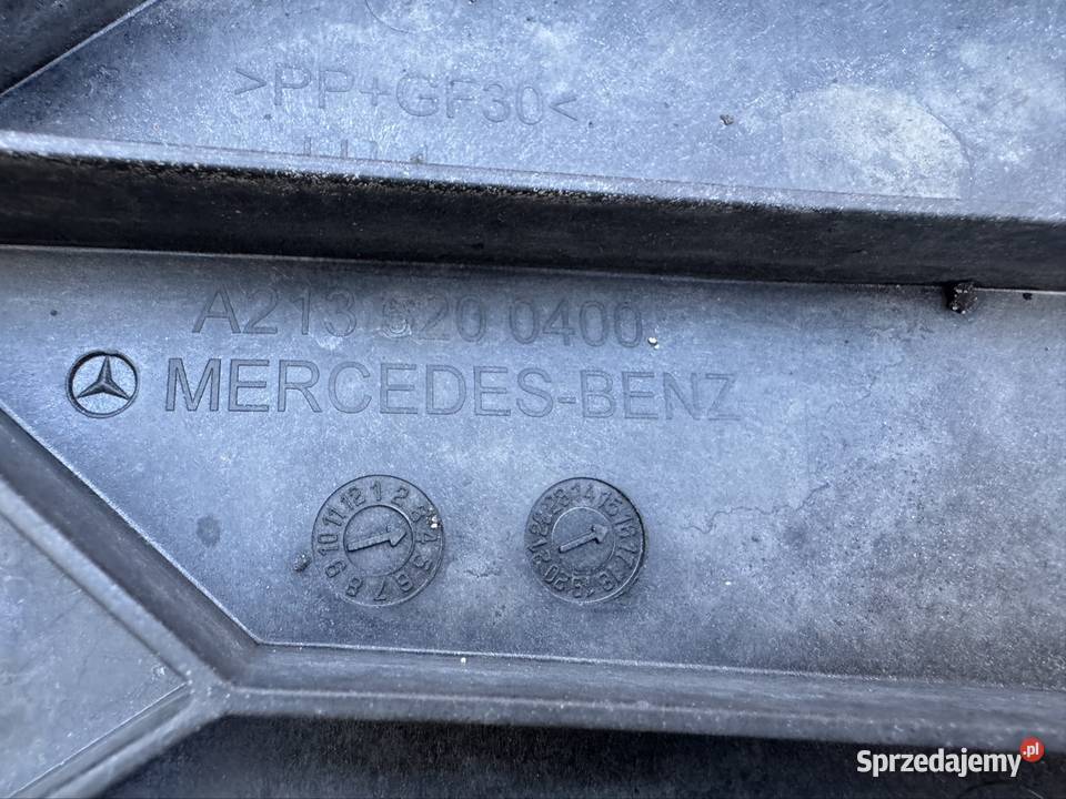 Płyta osłona dolna pod zderzak przód eklasa w213
