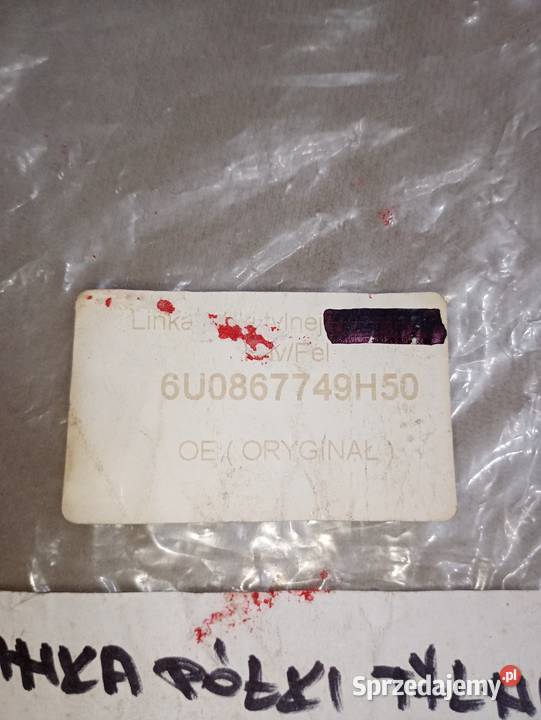 linka wieszak mocowanie tylniej półki Skoda Mocowania Szczecin