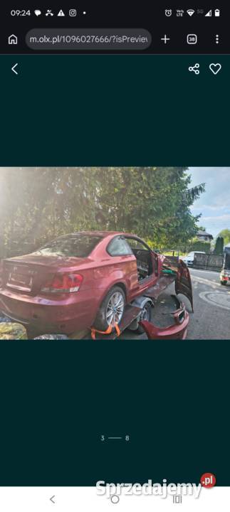 BMW e82 całą tanio Anglik podkarpackie Zarszyn sprzedam