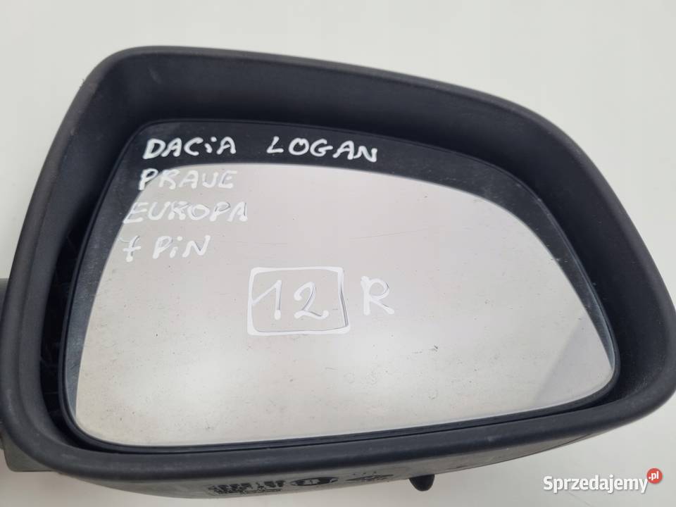 LUSTERKO Dacia Logan II MCV PRAWE PASAŻERA 7 Pin osobowe Rudka