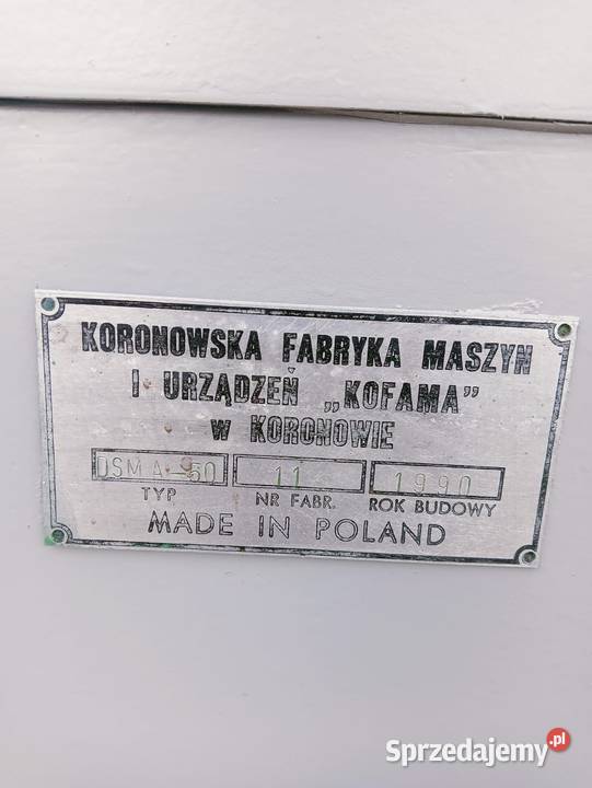 Grubościówka Kofama 500 Wejherowo