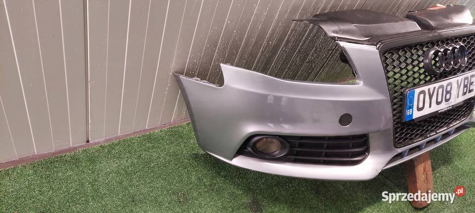ZDERZAK PRZÓD KOMPLETNY AUDI A4 B8 LAK LY7G Międzychód sprzedam