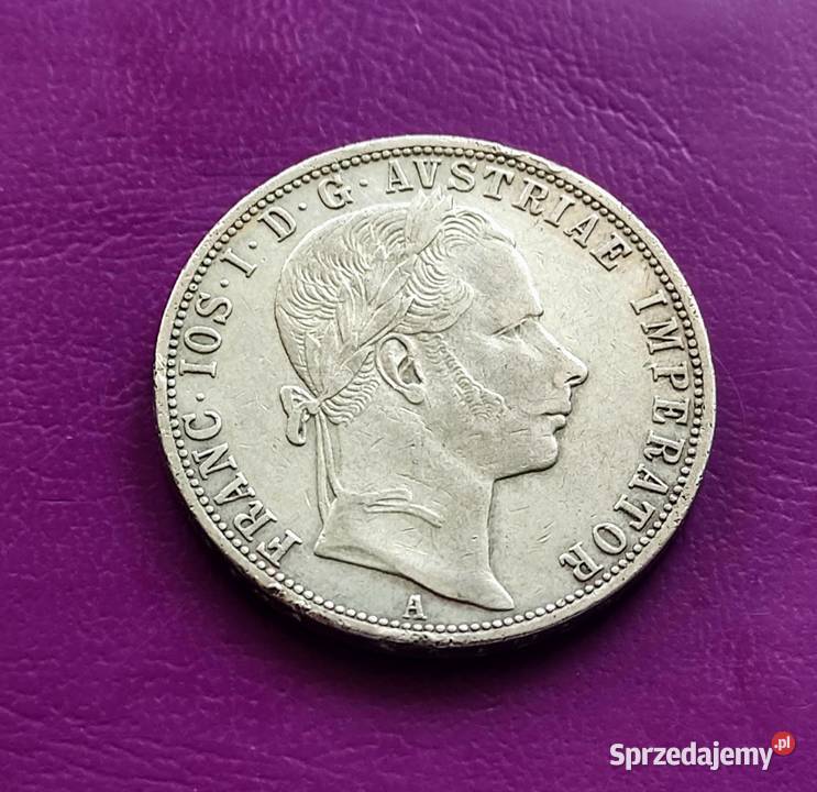 Moneta 1 FLOREN 1859 A AUSTRIA Srebro Rzadkość sprzedam