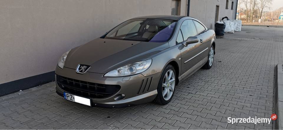 PEUGEOT 407 COUPE 2,7 6V 205KM AUTOMAT,SALON PL,BIAŁE SKÓRY,DVD,IDEALNY