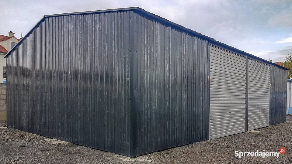 Blaszana hala 128m ciemny grafit Kraków sprzedam