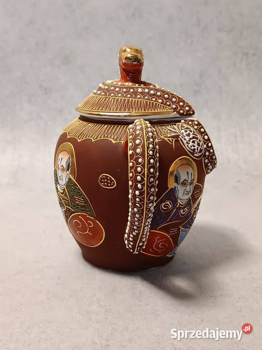 Kutani Satsuma Cukiernica Japonia Motyw dolnośląskie Jawor