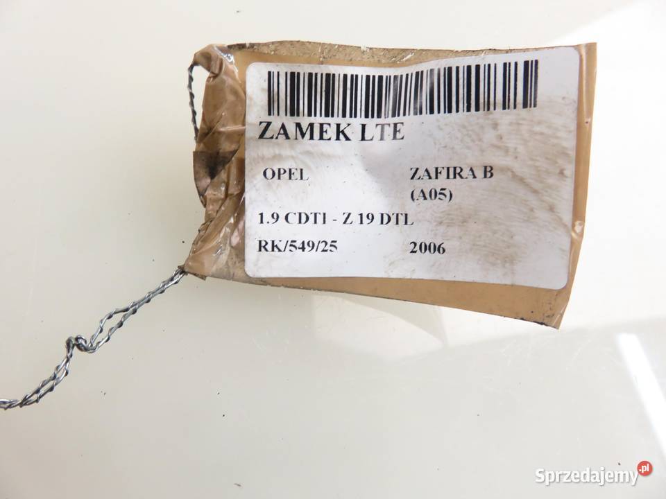 ZAMEK LEWY TYLNY OPEL ZAFIRA B A05 13210738PU
