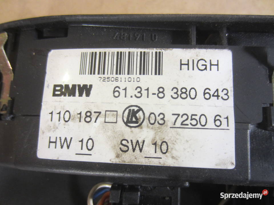 Przełącznik szyb panel lusterek BMW E39 E38 Szczecin