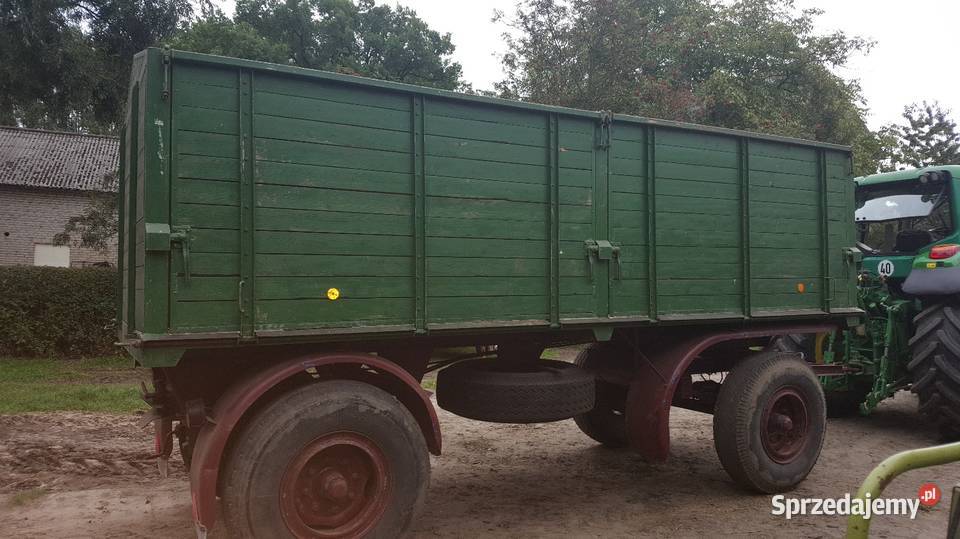 Przyczepa Niemka Drewnianka HW HL sztywna 14 ton Pyrzyce