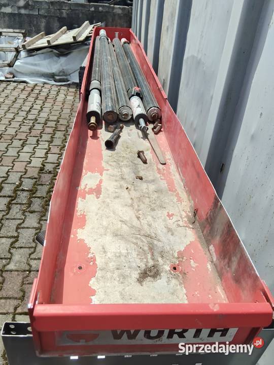 Używana metalowa zabudowa serwisowa do samochodu Opole