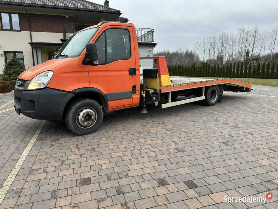 inne Iveco Daily 70C17P Laweta z dźwigiem mazowieckie Lipówki