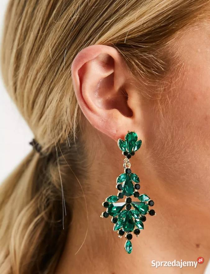 ASOS Bogato zdobione kolczyki wieczorowe z Kraków