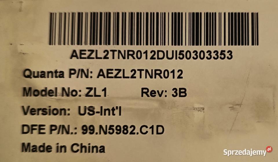Klawiatura ACER ASPIRE 1680 sprzedam