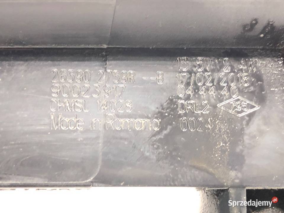 LAMPA STOP RENAULT CAPTUR I 265902759R Crossover Oświetlenie