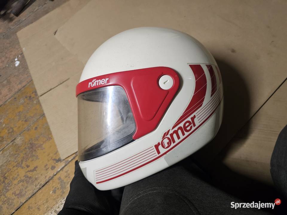 Kask motocyklowy m rmer romer vintage wyścigowy