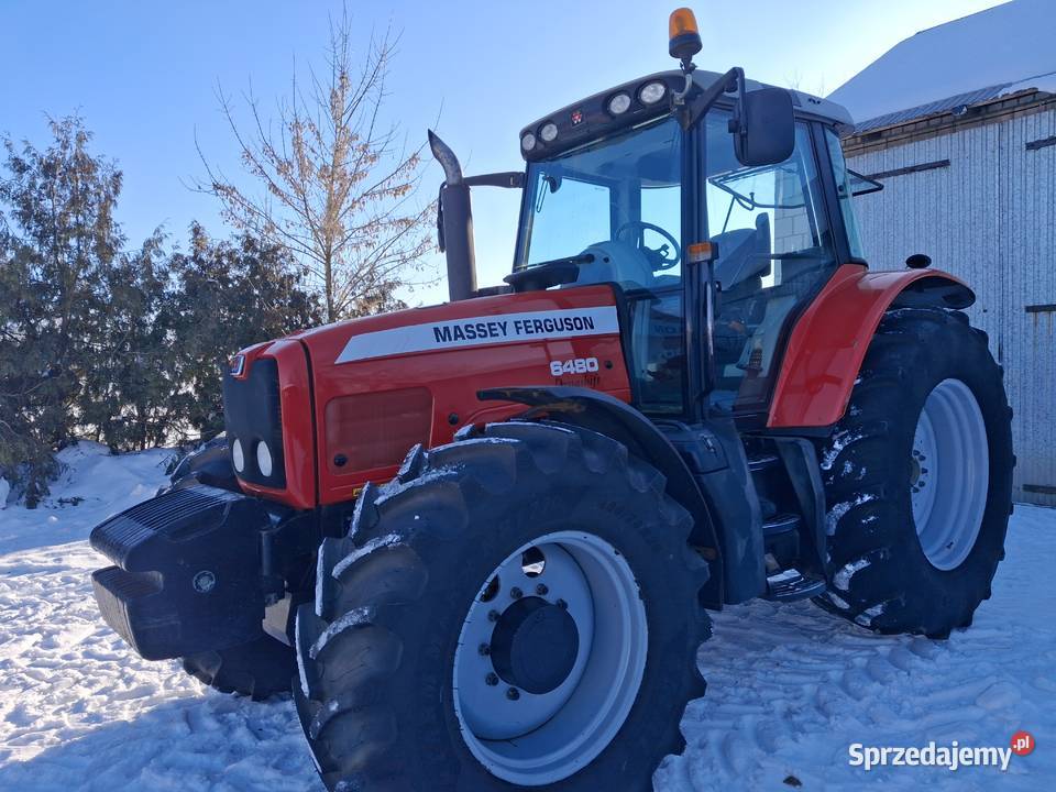 Massey Feguson 6480 Sprowadzony Miękka Oś i