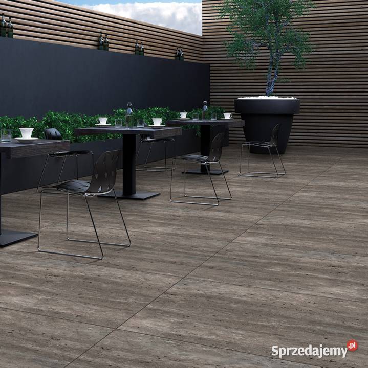 Gres Trawertyn Nero Carved 60120 M Warszawa