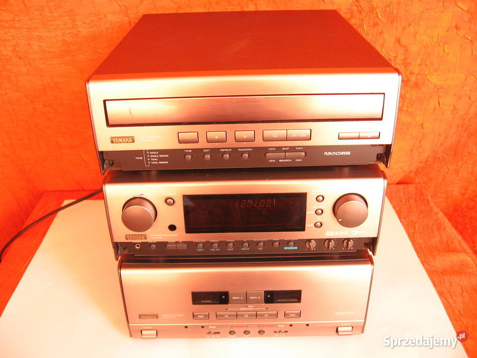 WIEŻA YAMAHA S75 wzmacniacz amplituner Deck Świebodzice