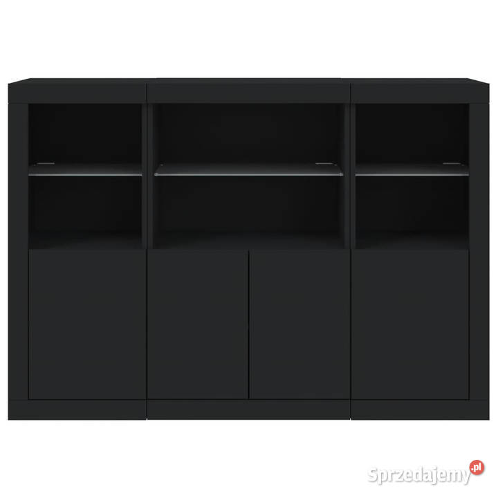 Szafki z oświetleniem LED 3 czarne WM3209108 mazowieckie Warszawa sprzedam