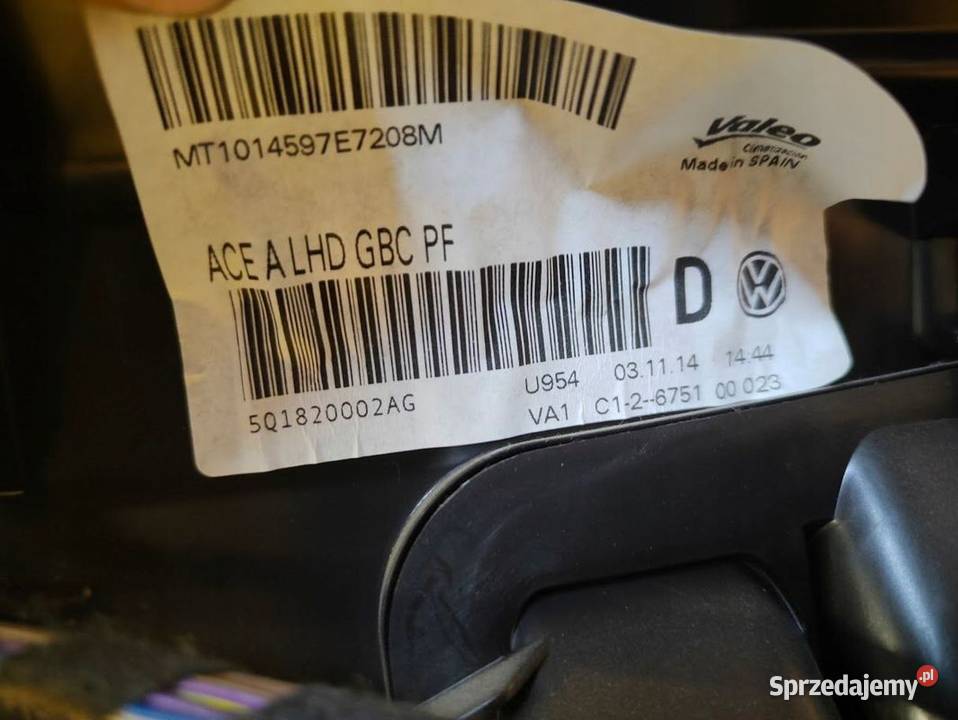Kompletna Nagrzewnica Seat Leon III 5Q1820002AG