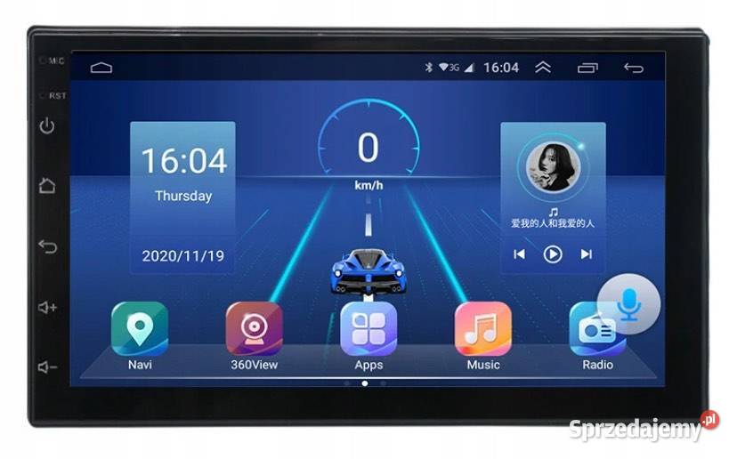 RADIO Samochodowe 2 DIN ANDROID 11 GPS Kamera Elektronika Wrocław