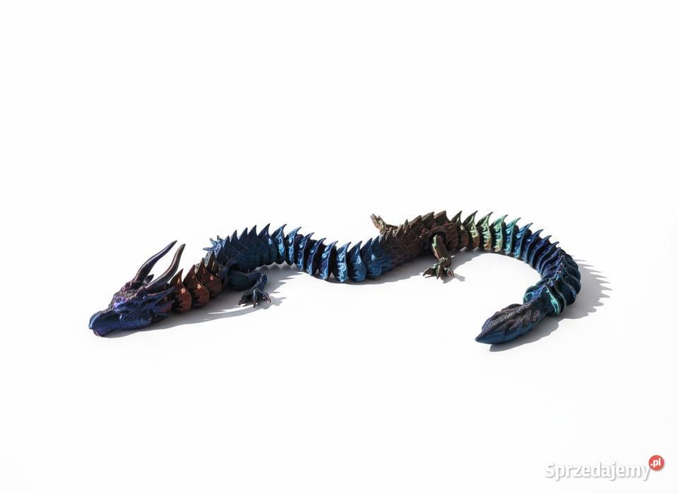 Duży Ruchomy Smok 3D HAKU 50 Antystres Losowy Krzyszkowice