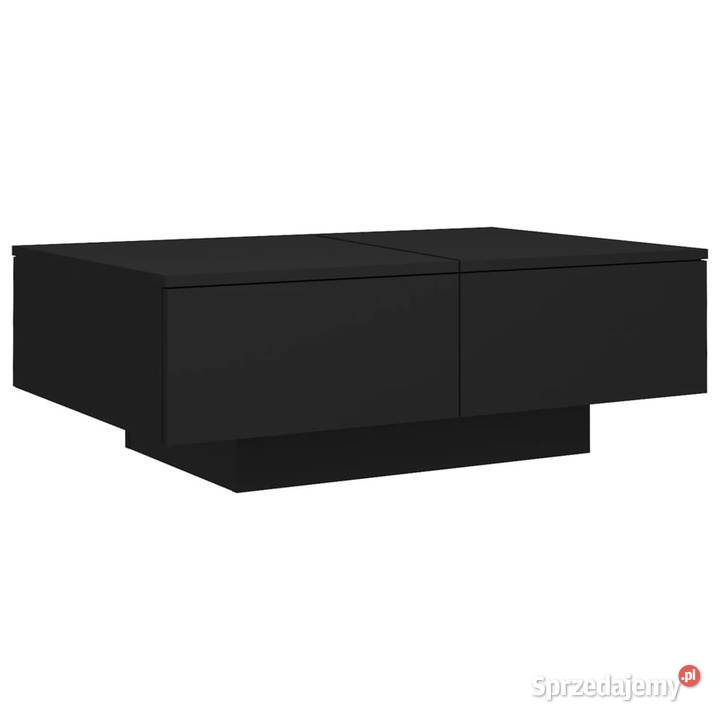Stolik kawowy czarny 90x60x31 materiał Stoły Warszawa
