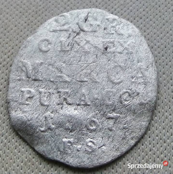 POLSKA2 GROSZY1767 rSREBROSTANISŁAW AUGUST Numizmatyka Legionowo