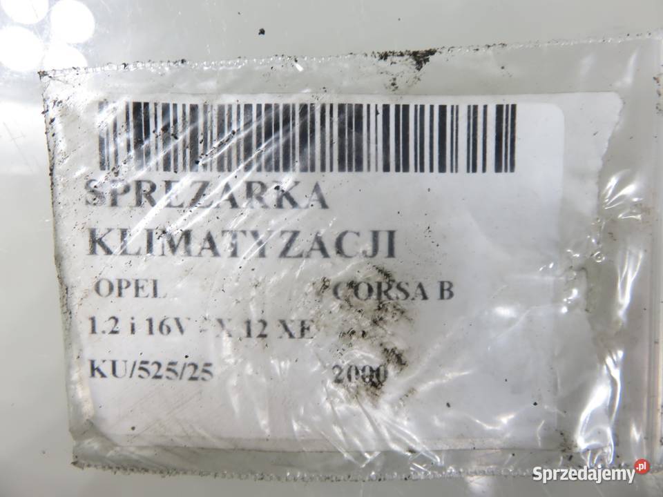 KOMPRESOR KLIMATYZACJI OPEL CORSA B 12 i 16V małopolskie sprzedam