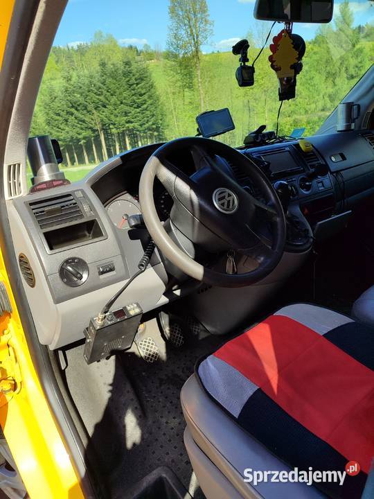 Vw T5 Caravelle 2003 19 TDI żółty Lipnica Wielka