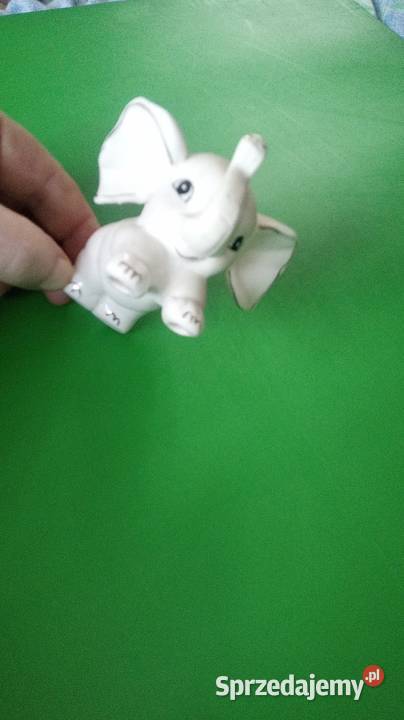 Słonik porcelana
