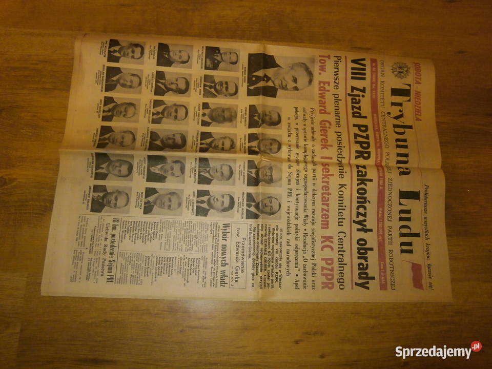 Trybuna Ludu 17 luty 1980 VIII zjazd PZPR ładny