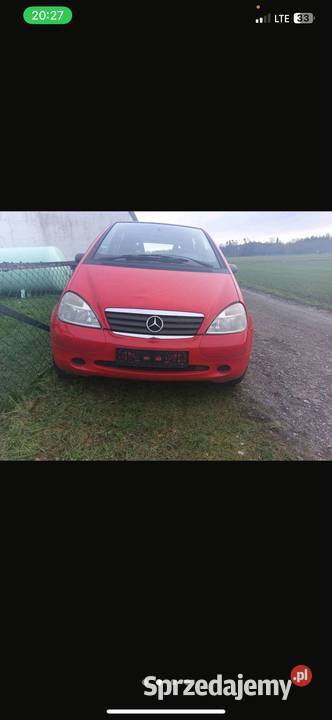 Sprzedam Mercedesa A140 Bez rdzy Rok produkcji 1998 Szamotuły