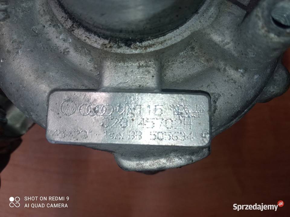 Turbosprężarka 02814570 H 101 19 TDI Audi A4B6 Oleszyce