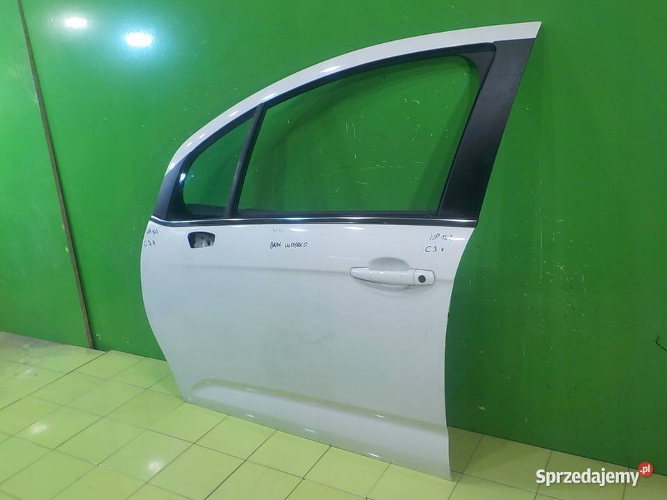 CITROEN C3 II 14 VTI 11r HB 5D drzwi lewe przod mazowieckie Suków