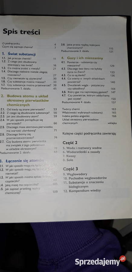 ciekawa chemia 1 podręczniki książki Antykwariat Warszawa sprzedam